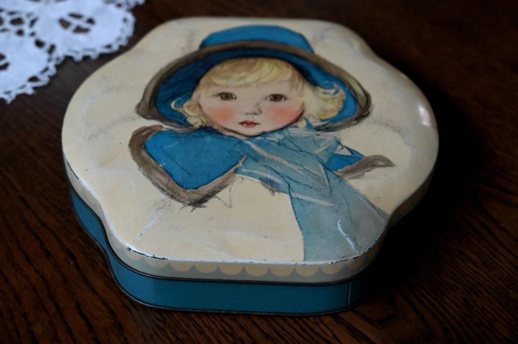Brocante koekblik Cote d'Or, Ophalen of Verzenden