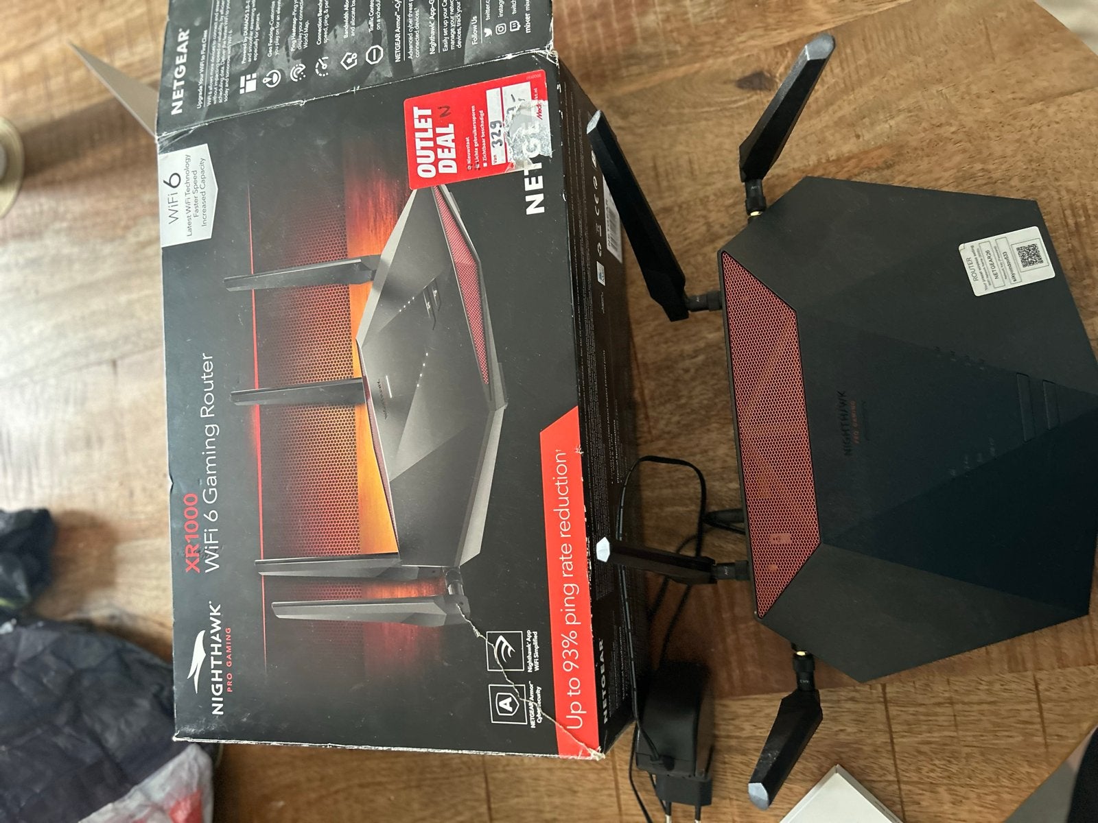Netgear Nighthawk Pro Gaming XR1000 WiFi 6 Router, Computers en Software, Routers en Modems, Zo goed als nieuw, Router, Ophalen of Verzenden