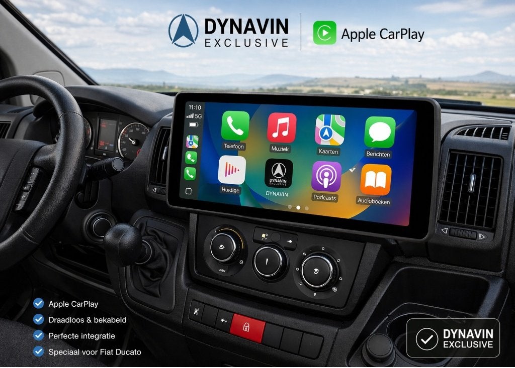 camper navigatie fiat ducato carkit android auto carplay