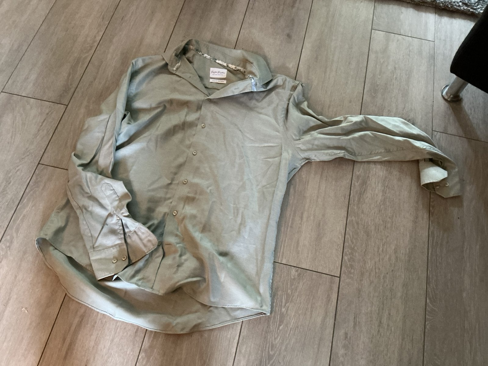 Overhemd, Ophalen of Verzenden, Gedragen, Groen, Halswijdte 43/44 (XL)