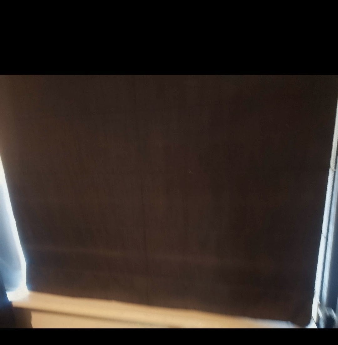 Zgan verduisterend vouwgordijn antraciet 160x175 cm, Ophalen, Overige materialen, 175 cm, Verduisterend