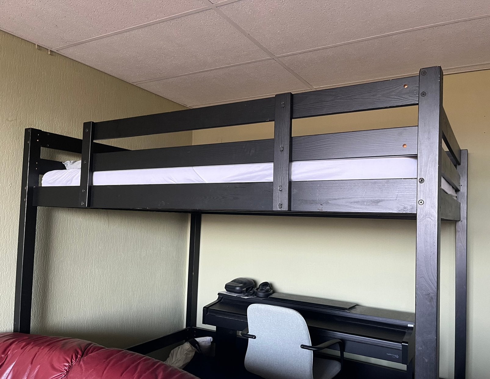 Ikea Stora hoogslaper ingekort, Huis en Inrichting, Slaapkamer | Stapelbedden en Hoogslapers, Ophalen, Hoogslaper, Tweepersoons