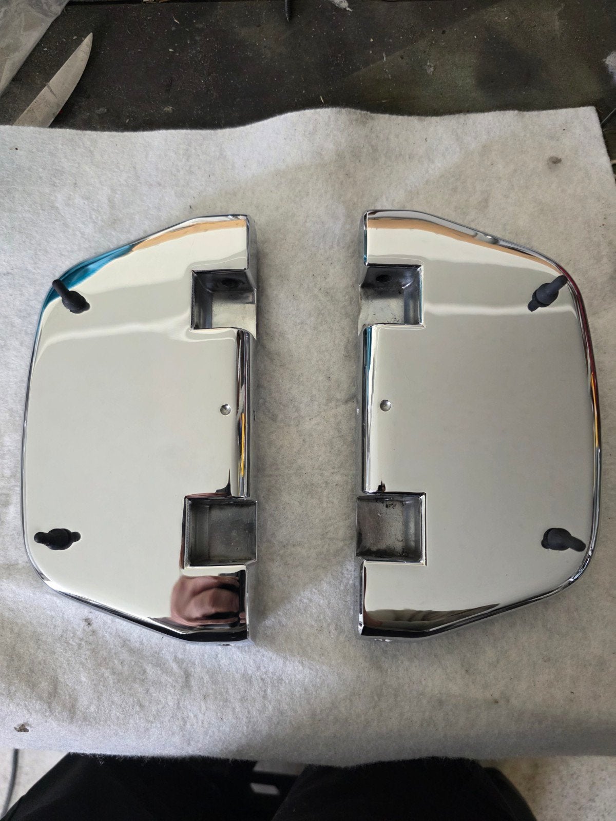 passenger floorboards harley davidson, Motoren, Ophalen, Gebruikt