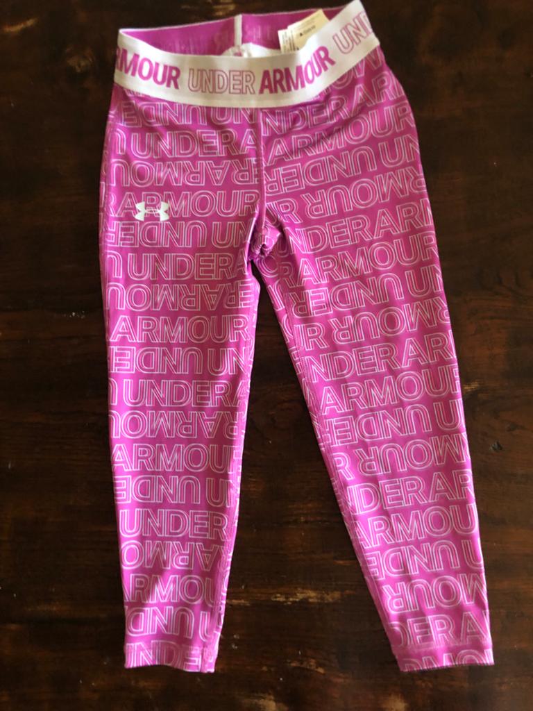 Under Armour Hardloop Legging XS - Roze, Ophalen of Verzenden, Maat 34 (XS) of kleiner, Gedragen, Hardlopen of Fietsen