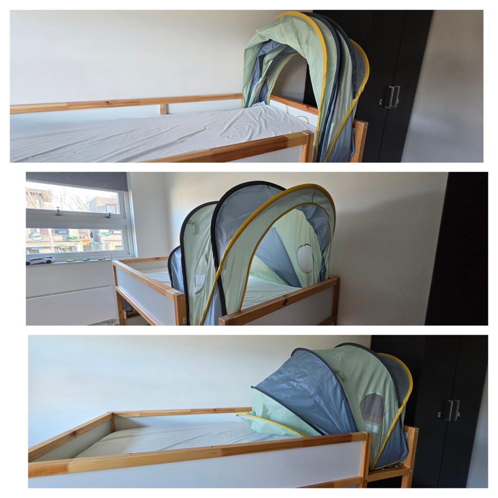 IKEA Kura bed met tent - Hoogslaper/Stapelbed, Ophalen