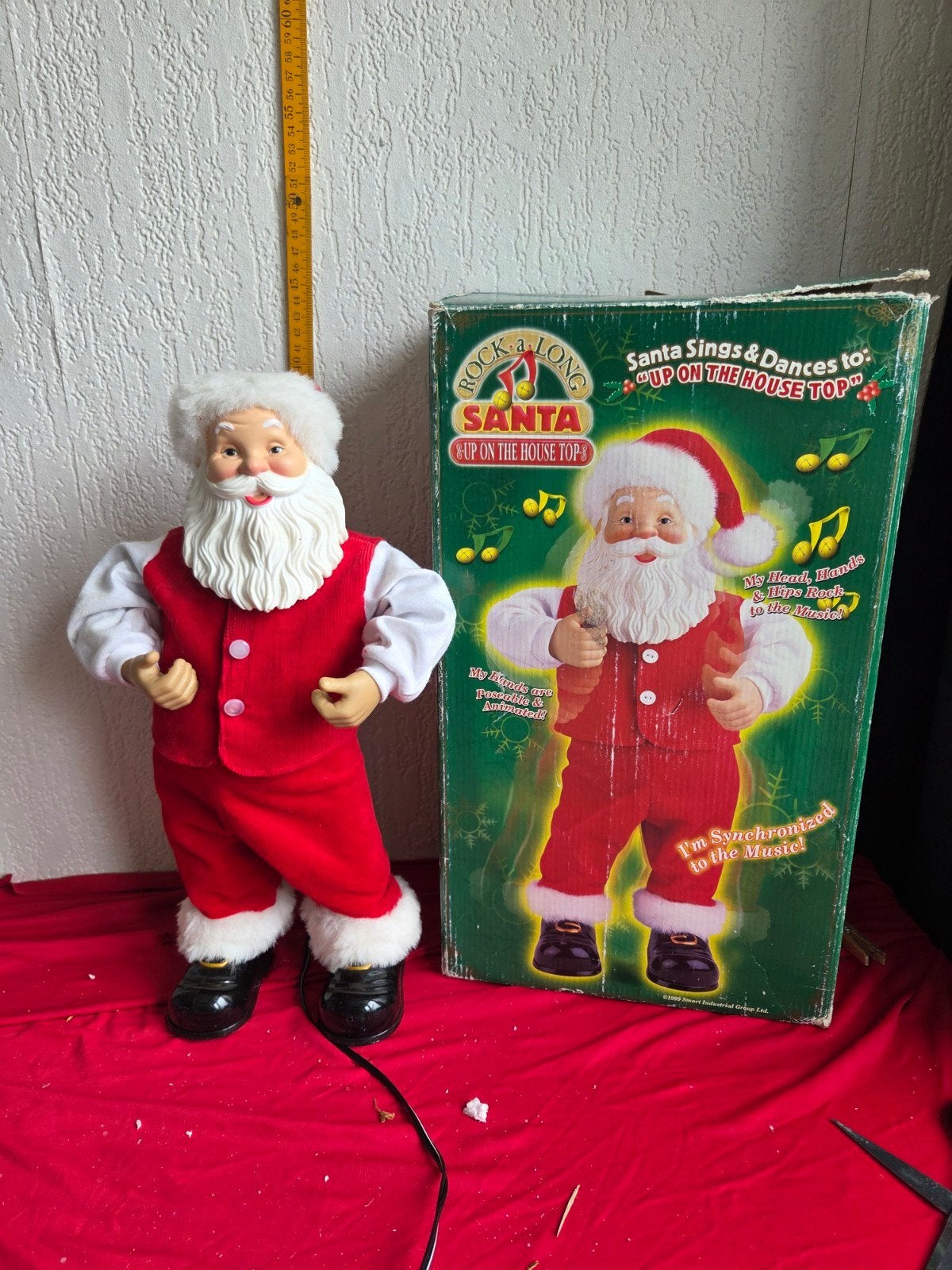 zingende Kerstman met adapter, Ophalen of Verzenden