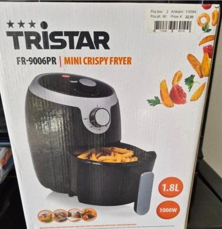 Deze Tristar Mini Crispy Fryer met een inhoud van 1.8 liter, Minder dan 1 liter, Ophalen of Verzenden, Nieuw