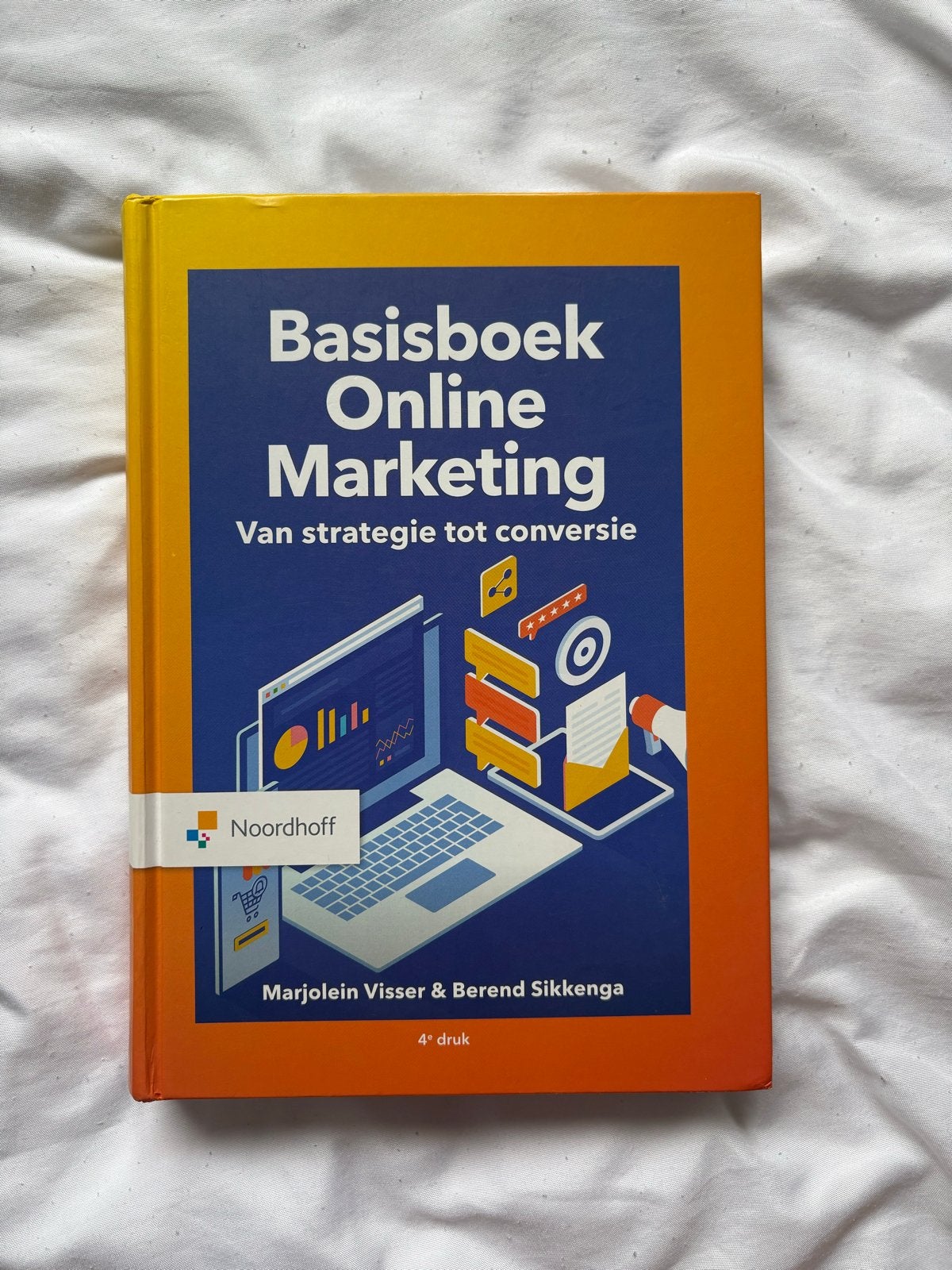 Basisboek Online Marketing - Visser & Sikkenga (4e druk), Ophalen of Verzenden, Zo goed als nieuw, E-commerce en Internet