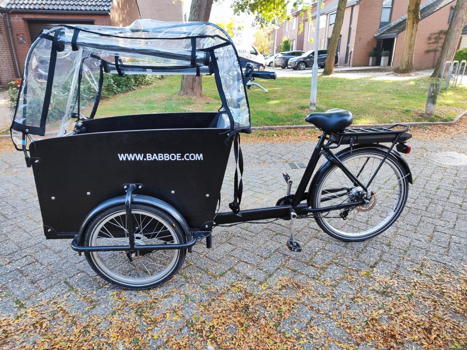 Babboe Big-E bakfiets | Gereviseerde accu | Zeer goede staat, 4 kinderen of meer, Gebruikt, Elektrisch, Trommelrem
