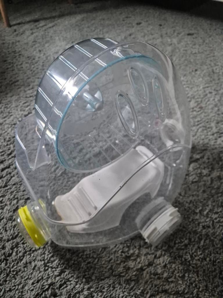 Ferplast hamstergym speelhuis met rad hamster, Dieren en Toebehoren, Ophalen, Zo goed als nieuw, Loopwiel of Rad