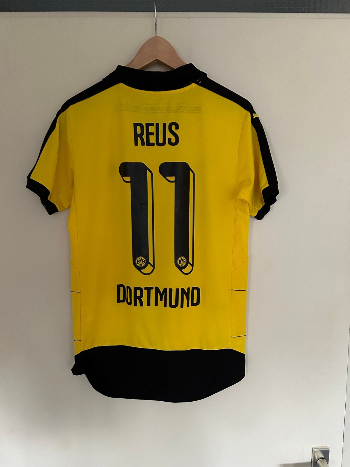 Borussia Dortmund thuisshirt 2016-2017 Reus #11 Maat S, Verzenden, Geel, Zo goed als nieuw, Voetbal