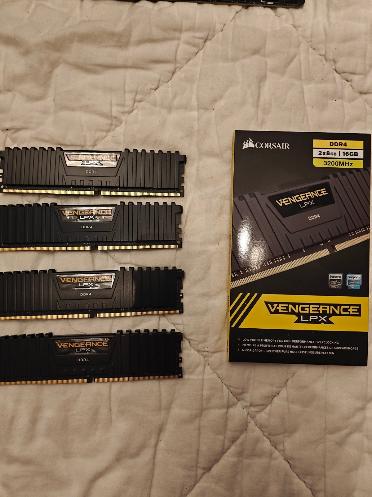 Corsair Vengeance LPX DDR4 RAM - 4x8GB 3200MHz, Computers en Software, RAM geheugen, Gebruikt, 32 GB, DDR4, Ophalen of Verzenden