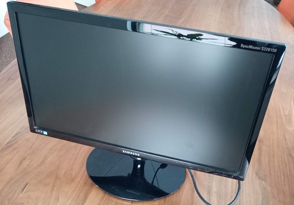 Monitor Beeldscherm Samsung SyncMaster S22B150, Ophalen, Gebruikt, Full HD, 60 Hz of minder