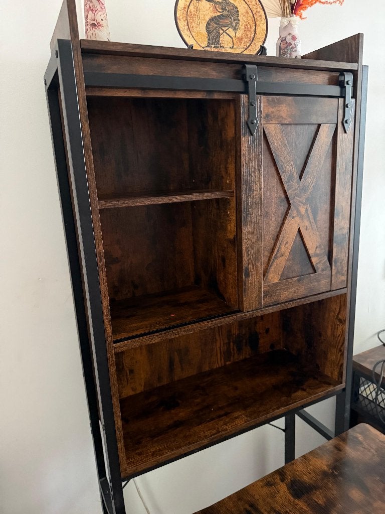 Kast met schuifdeur – VASAGLE, Huis en Inrichting, Ophalen, Zo goed als nieuw