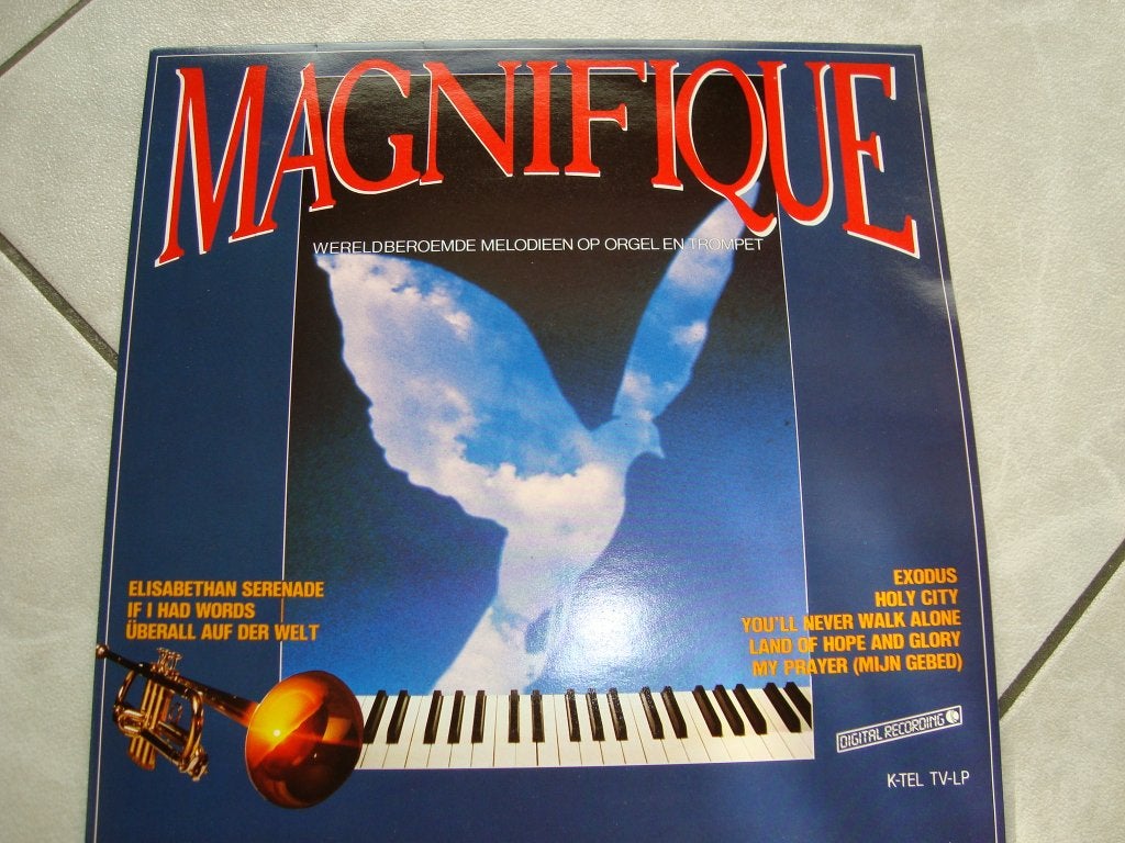 Magnifique lp wereldberoemde melodieën op orgel en trompet, Ophalen of Verzenden, Zo goed als nieuw, 12 inch