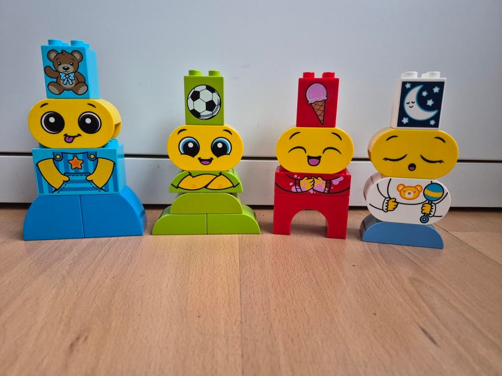 LEGO DUPLO Mijn Eerste Emoties - 4 poppetjes, Ophalen of Verzenden, Zo goed als nieuw, Overige merken