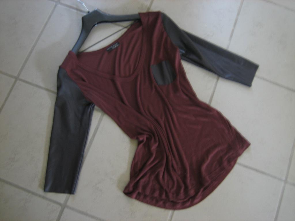 Nieuw stoer shirt van ZARA W&B Collection 36-38 snazzeys, Kleding | Dames, T-shirts, Nieuw, Maat 36 (S), Bruin, Lange mouw, Verzenden