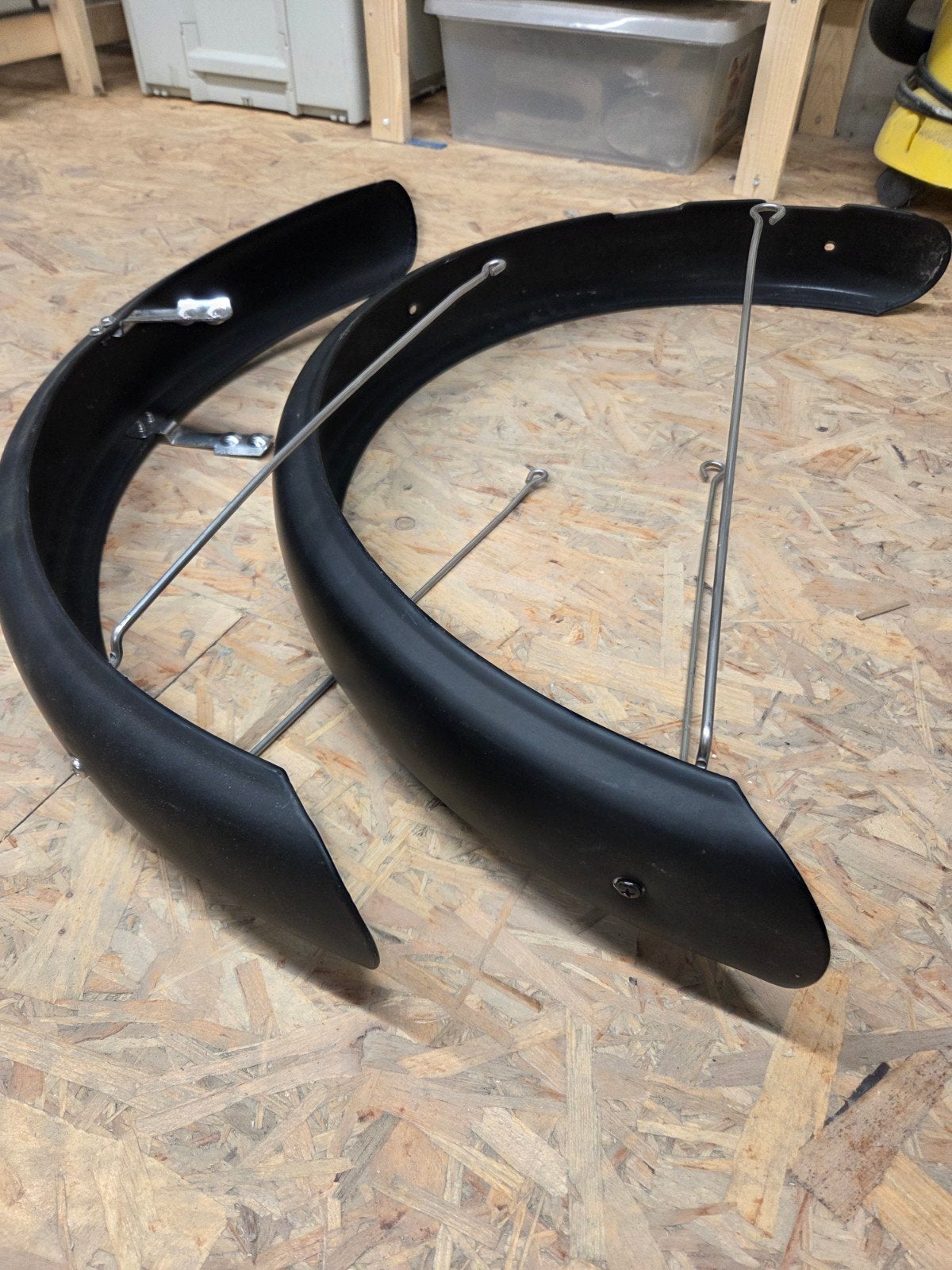 setje spatborden basman 346 cruiser fiets 26 inch 85mm breed, Fietsen en Brommers, Ophalen of Verzenden, Gebruikt, Spatbord, Staal