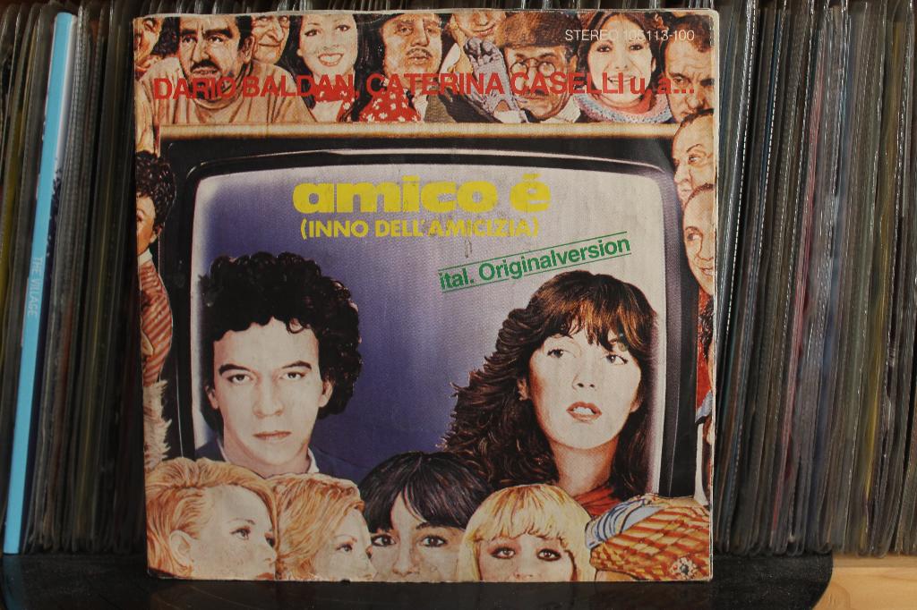 7" Single Dario Baldan, Caterina Caselli U A. - Amico É (Inn, Ophalen of Verzenden, Gebruikt, Pop