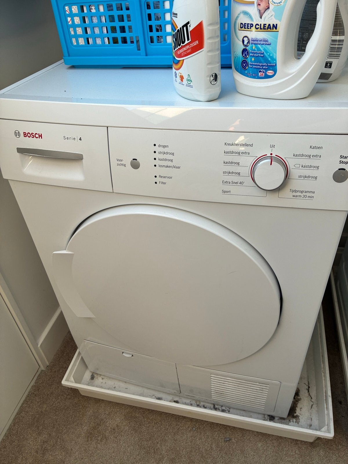 Bosch Serie 4 Condensdroger - Goede Staat, Ophalen, 6 tot 8 kg, Gebruikt, Voorlader