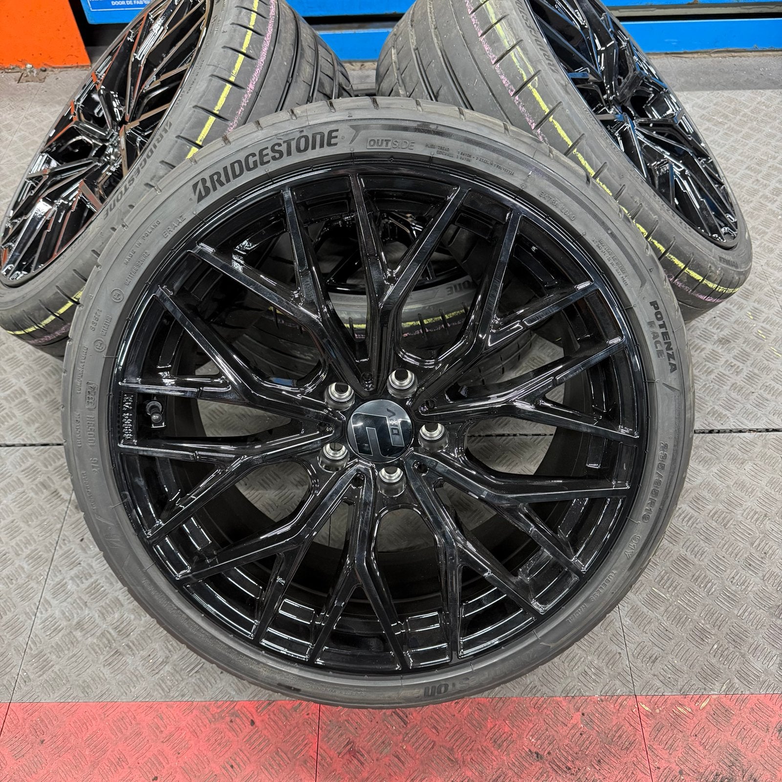 Vossen look velgen met Bridgestone demo banden, 19 inch, Gebruikt, Banden en Velgen, Ophalen of Verzenden