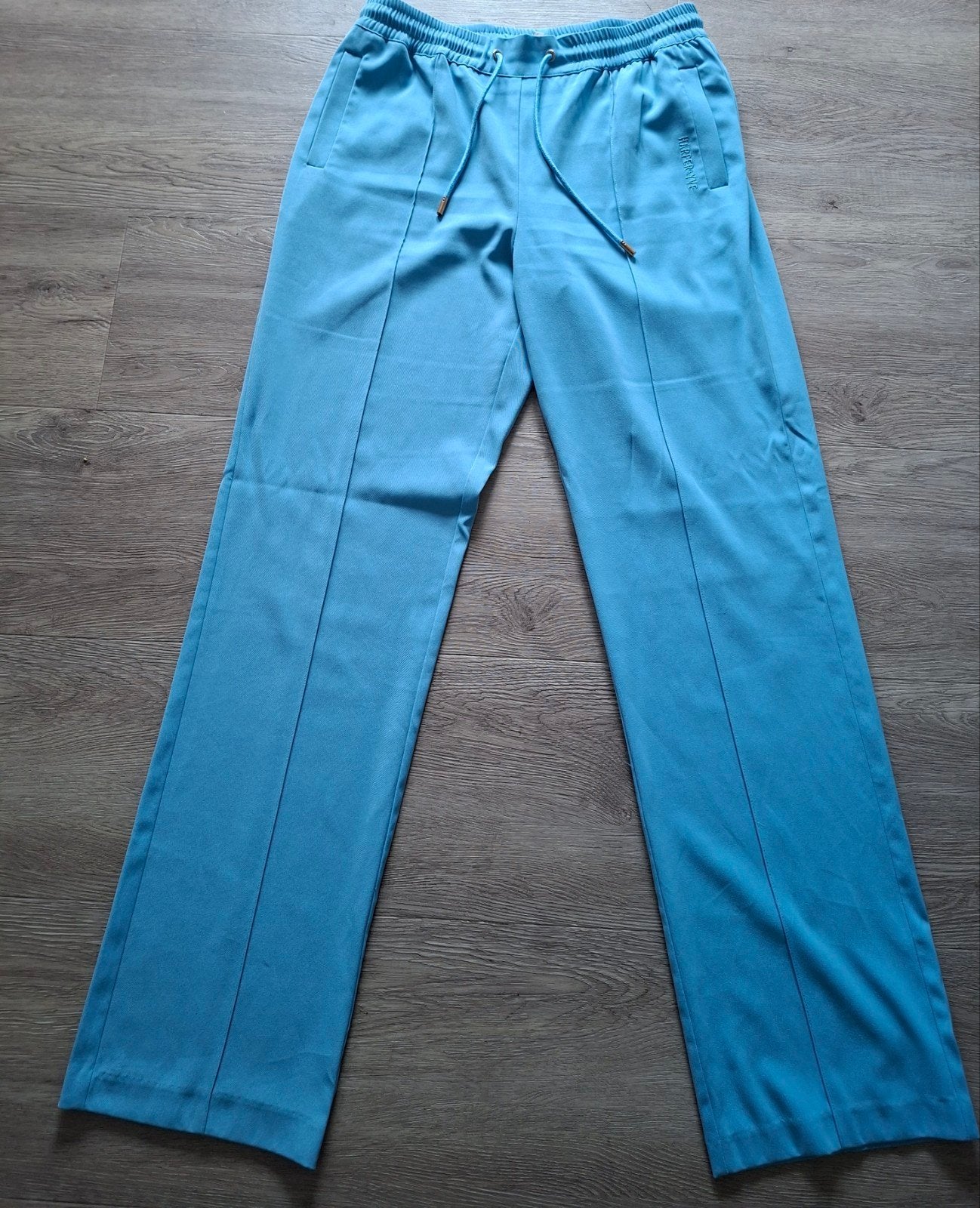 Harper & Yve Blauwe Broek Maat L, Kleding | Dames, Broeken en Pantalons, Blauw, Maat 42/44 (L), Ophalen of Verzenden, Zo goed als nieuw