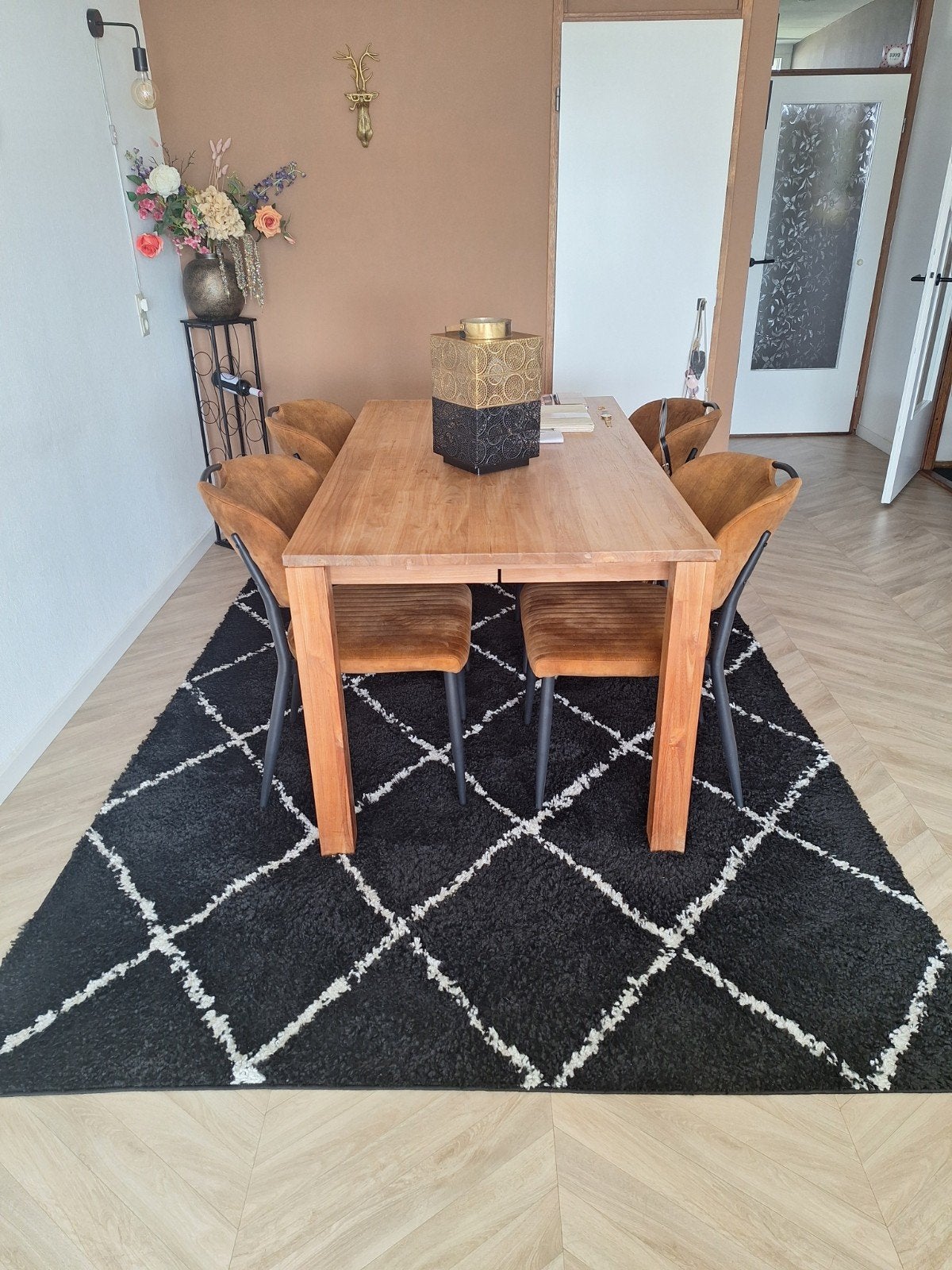 Te koop complete set ( teak hout), Huis en Inrichting, Stoffering | Vloerbedekking, Ophalen of Verzenden, Zo goed als nieuw, 75 m² of meer