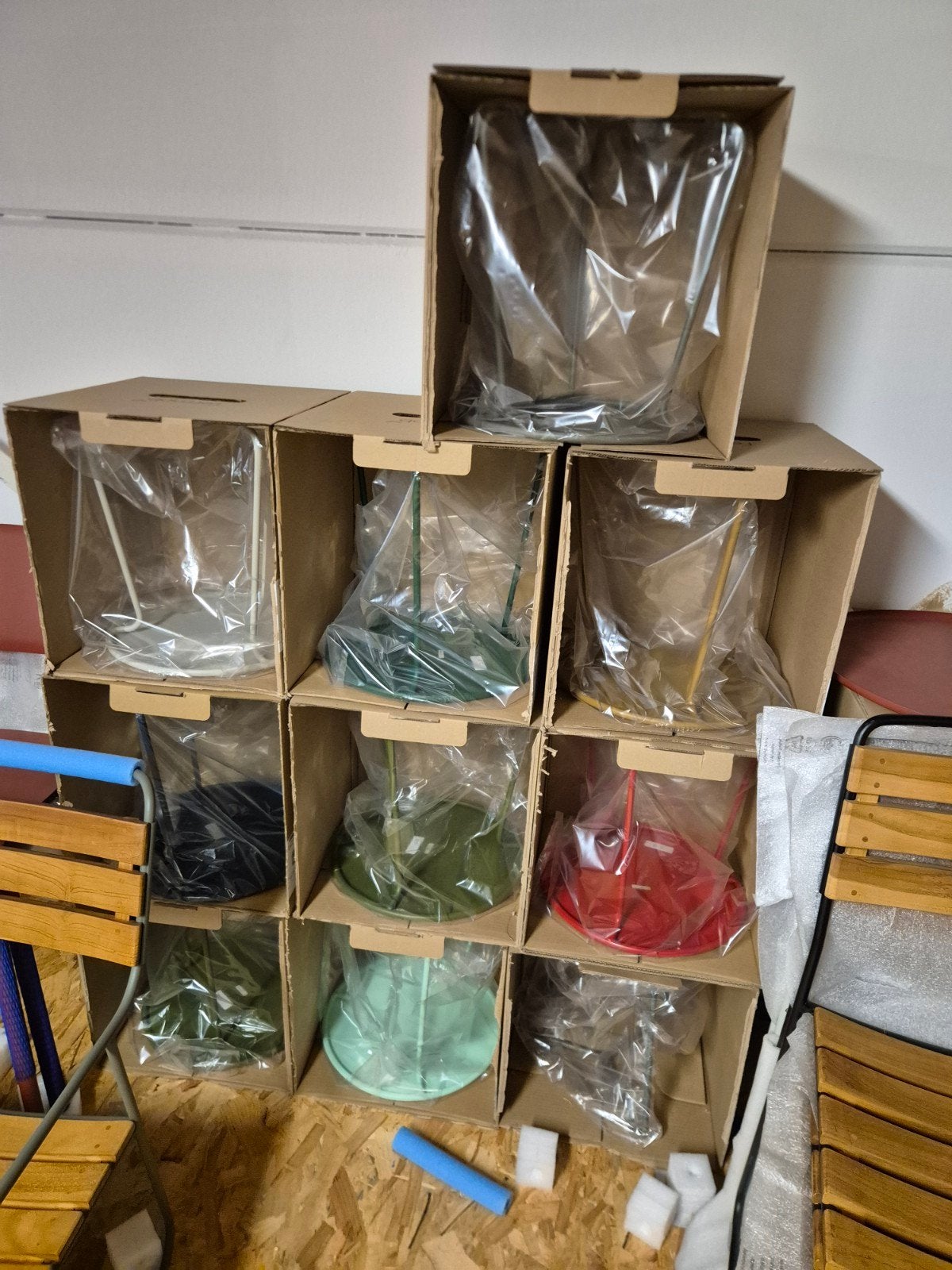 Nieuwe fermob cocotte bijzettafels diverse kleuren, Ophalen