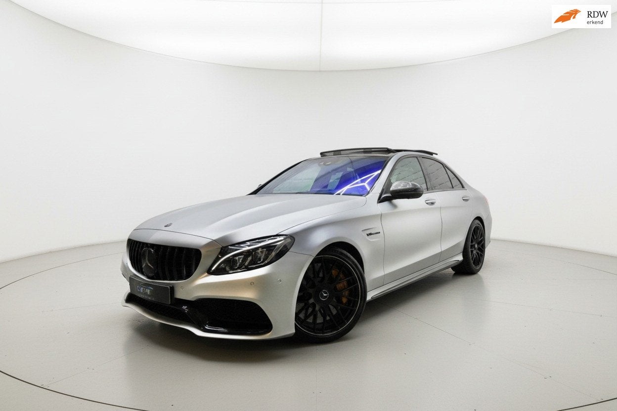 Mercedes-Benz C-klasse 63 AMG S KERAMISCH/SCHAAL/BOM VOL, Auto's, Automaat, Achterwielaandrijving, Gebruikt, 510 pk