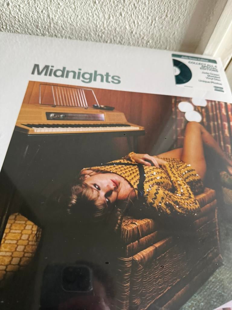 Lp taylor swift midnights jade green marbeled geseald, Ophalen of Verzenden, Zo goed als nieuw, 12 inch, Poprock