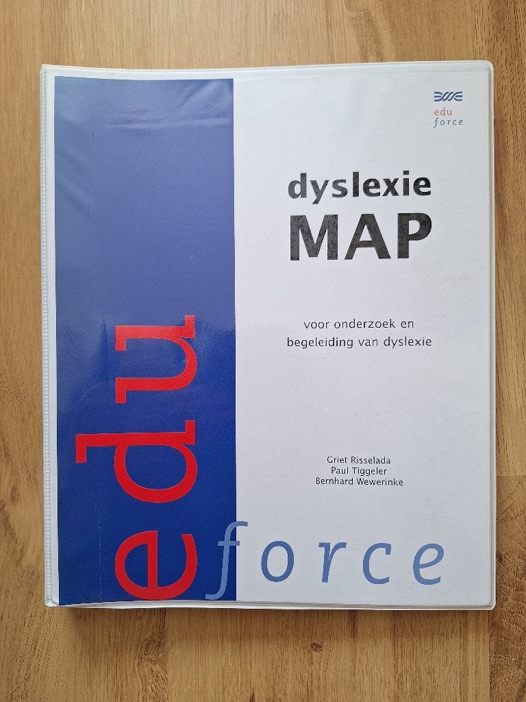 Dyslexie MAP - Onderzoek en begeleiding (Eduforce), Boeken, Gelezen, Ophalen of Verzenden, Griet Risselada, Paul Tiggeler, Bernhard Wewerinke