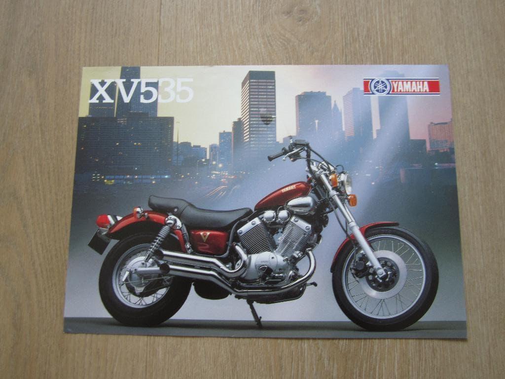 Yamaha XV 535 Virago brochure folder 1988, Ophalen of Verzenden, Yamaha