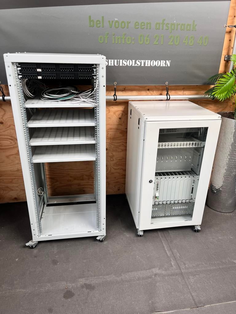 Patchkast 2x, Computers en Software, Serverkasten, Gebruikt, Glas, Ophalen