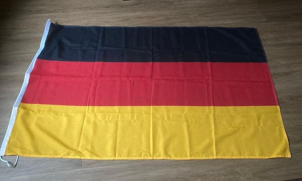 Grote vlag Duitsland 150x100 cm zgan, Diversen, Ophalen of Verzenden, Zo goed als nieuw