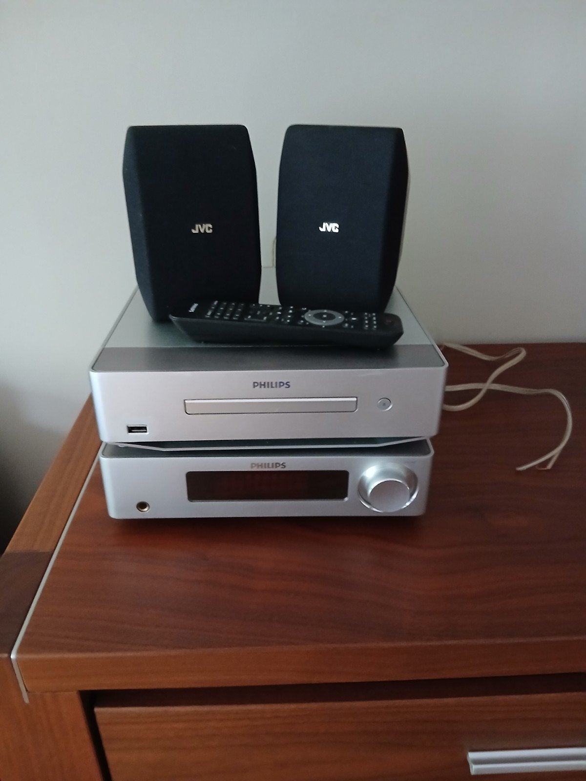 Philips Dvd cd en radio zie foto's, Ophalen, Philips, Soundbar, Minder dan 40 watt