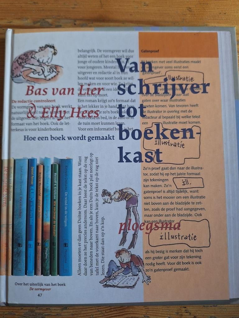 Van schrijver tot boekenkast: Hoe een boek wordt gemaakt, Ophalen of Verzenden, Gelezen, Bas van Lier & Elly Hees, Non-fictie