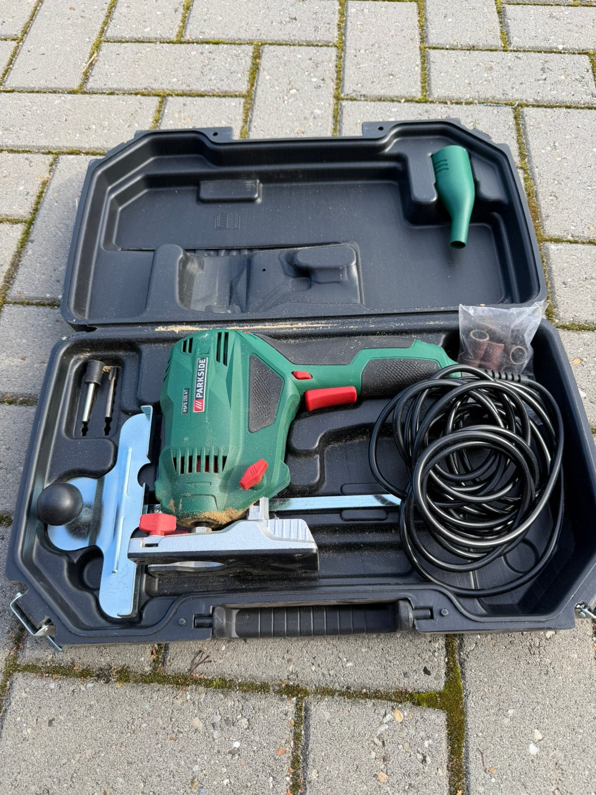 Parkside bovenfrees 1x gebruikt, Decoupeerzaag, Ophalen of Verzenden, Zo goed als nieuw, 30 tot 70 mm