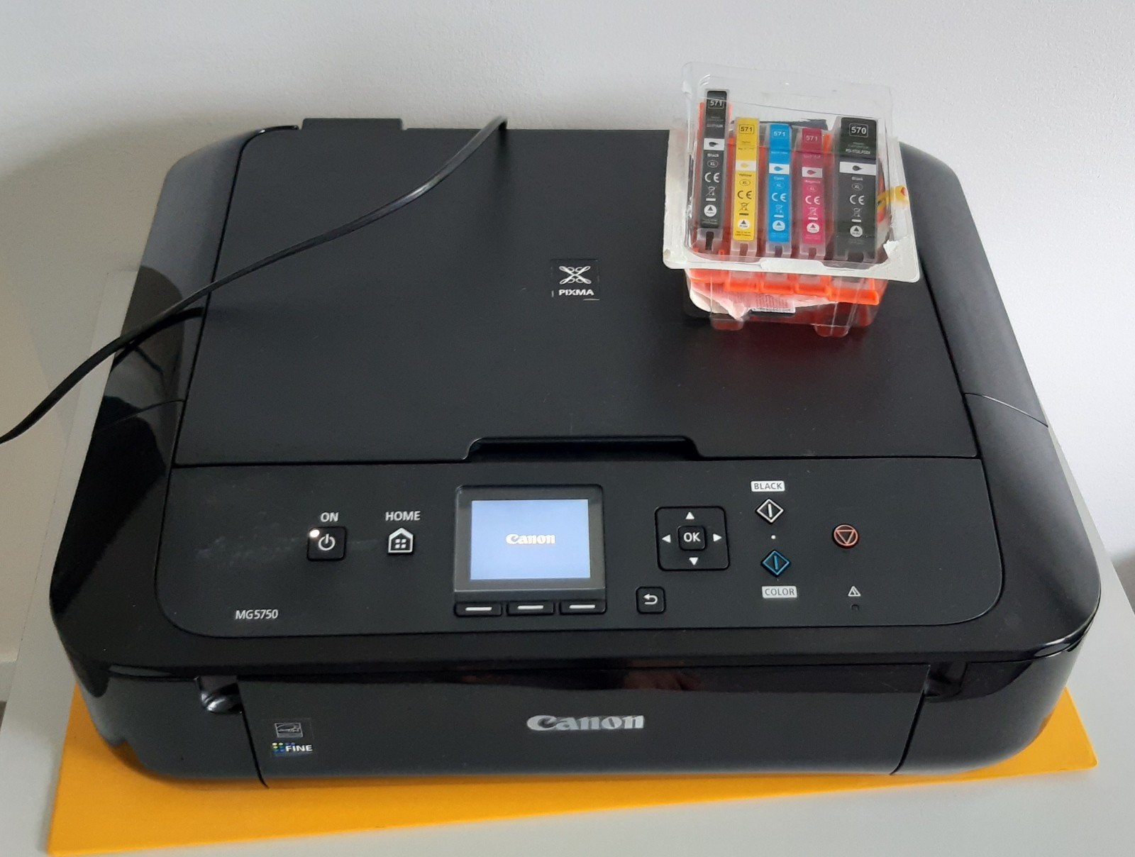 Gratis Canon MG5750 printer met foutmelding B203 + inkt, Computers en Software, Printers, Kleur printen, Canon, Inkjetprinter