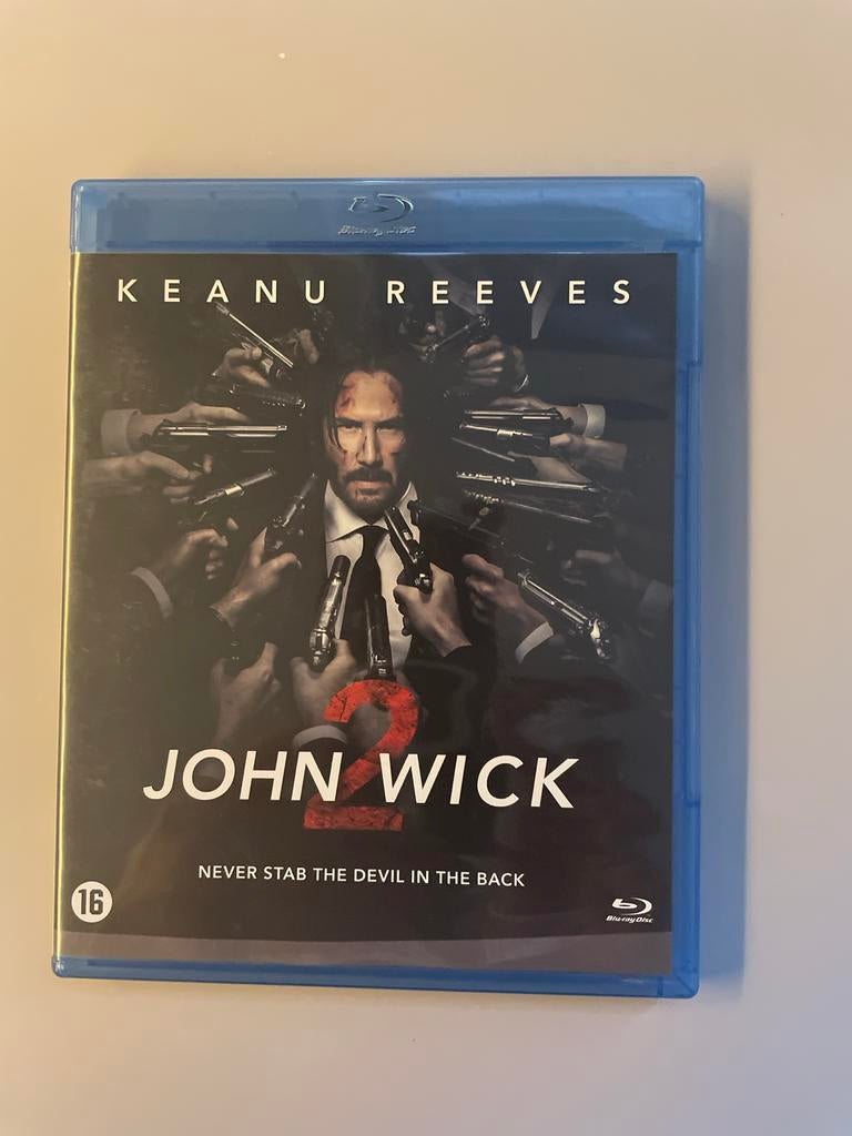 John Wick 2 Blu-ray - Actie met Nederlandse ondertiteling, Ophalen of Verzenden, Gebruikt, Actie