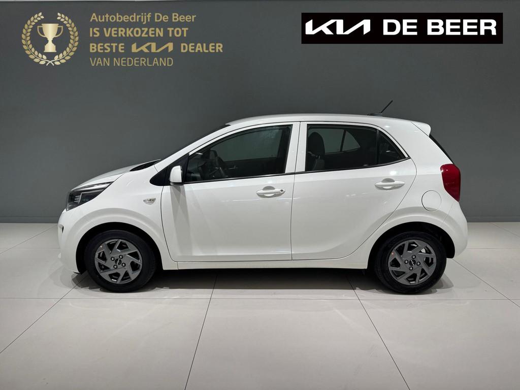 KIA Picanto 1.0 DPi 67pk 4-zits ComfortLine LMV!, 12 maanden, Stof, Gebruikt, 4 stoelen