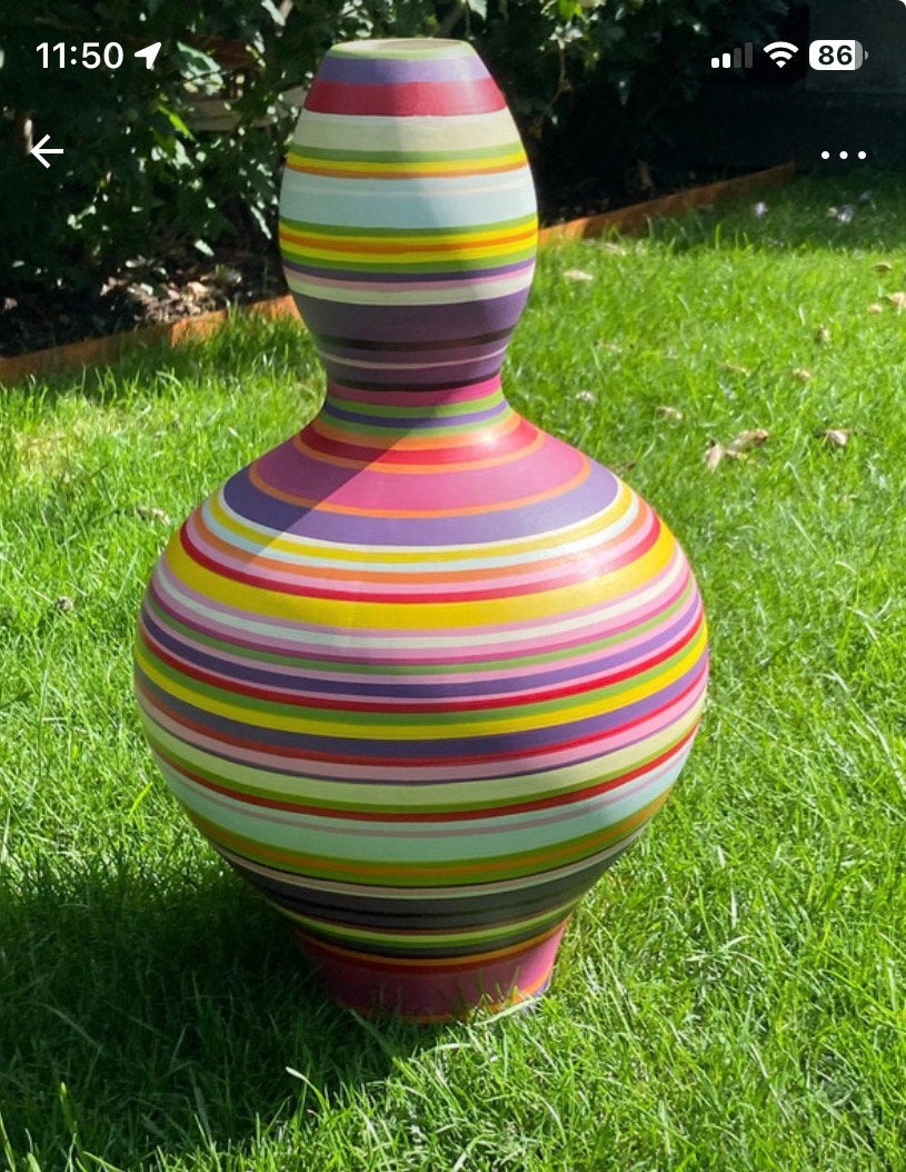 Vaas Budi Colori van Peter Bruers, de originele!, Ophalen of Verzenden, Zo goed als nieuw, Overige kleuren, Glas