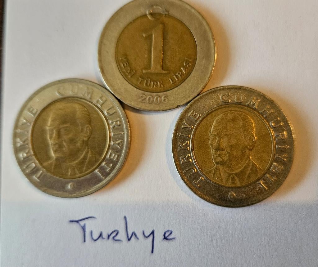 Turkse munten - Lira, Ophalen of Verzenden, Midden-Oosten, Losse munt