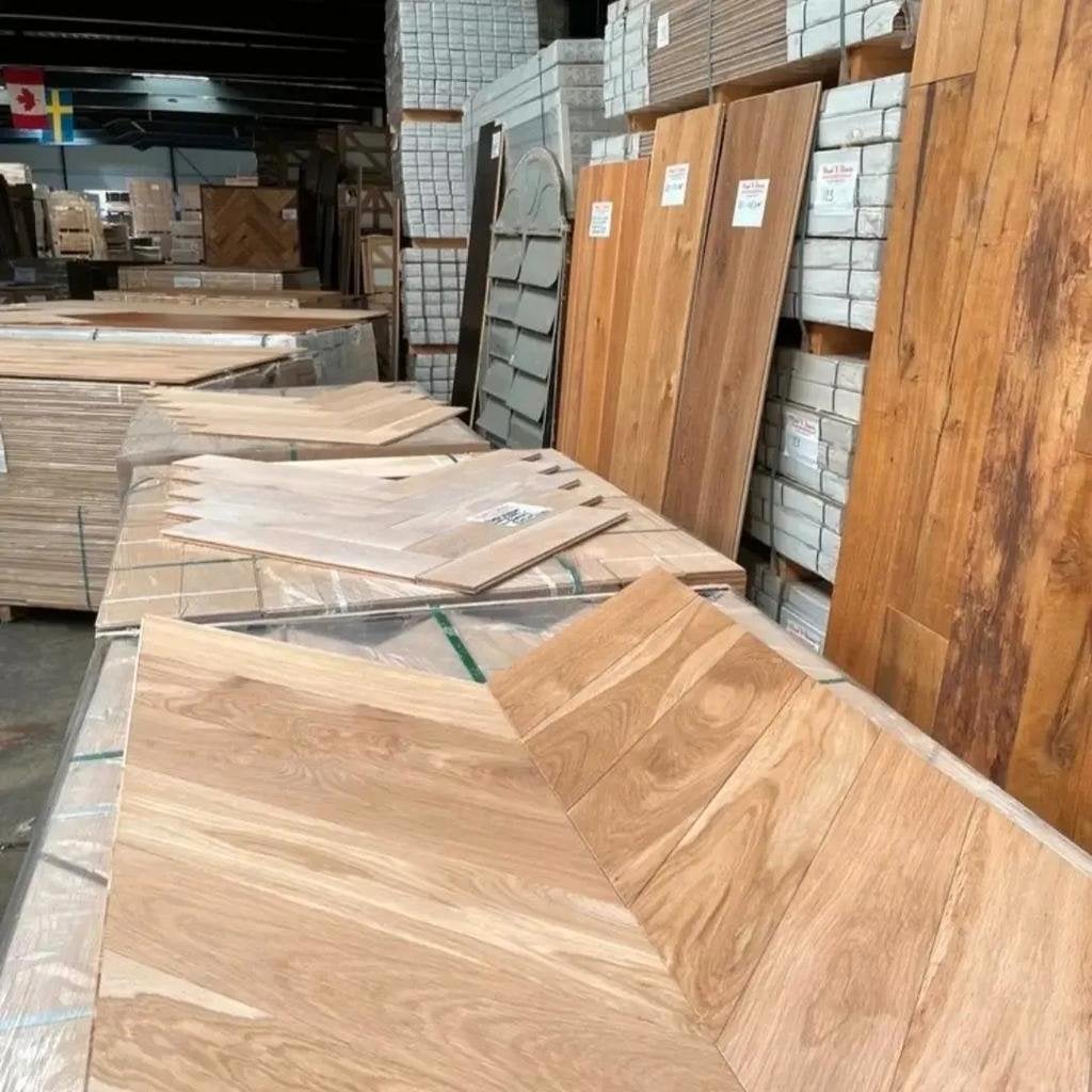 EIKEN VISGRAAT PARKET CHEVRON VLOER ECHTE HOUTEN VLOEREN !!, Ophalen of Verzenden, Nieuw, 75 m² of meer, Parket