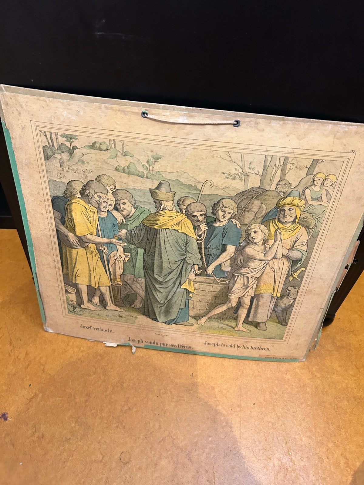 Antieke Bijbelse Platen - Diverse Scènes, Antiek en Kunst, Ophalen of Verzenden, Overige thema's
