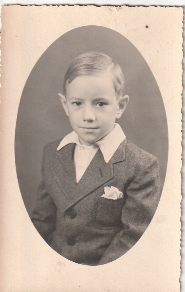 foto  kaart    -  jongen, Verzenden, Voor 1940, Zo goed als nieuw, Kind