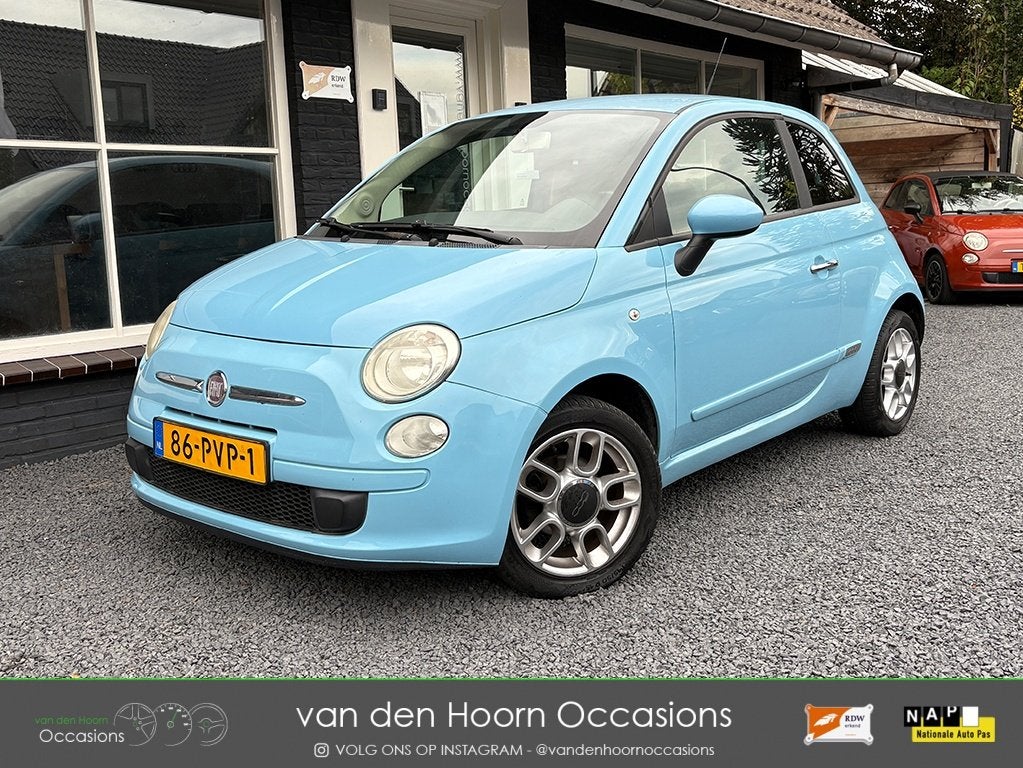 Fiat 500 1.2 Sport AIRCO | HALFLEDER | NAP | APK JULI'27 | N, 21 km/l, Euro 5, Gebruikt, 4 cilinders