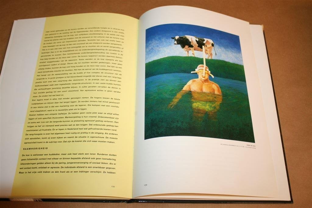 Koe en kunst. 61 Mooiste kunstwerken koeien stieren..., Boeken, Ophalen of Verzenden, Gelezen