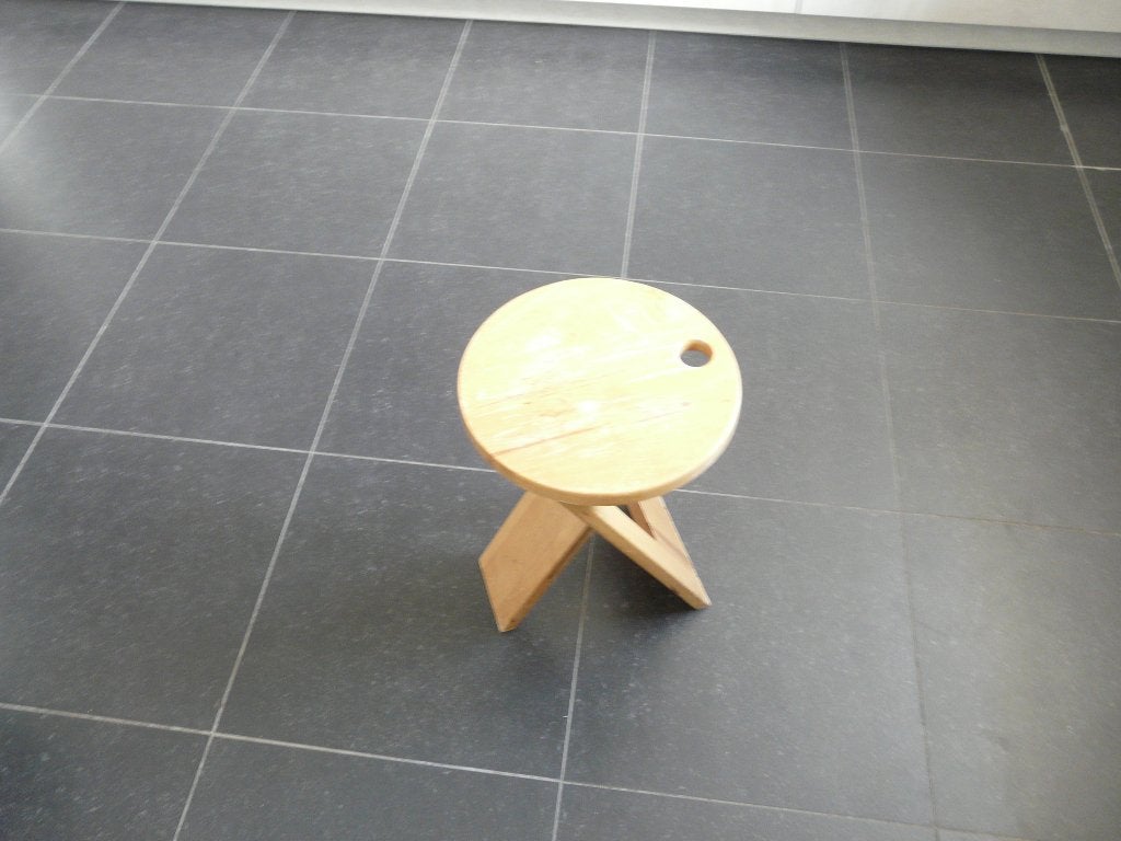 Suzy Adrian Reed design stoel kruk inklapbaar, Ophalen of Verzenden, Gebruikt, Hout