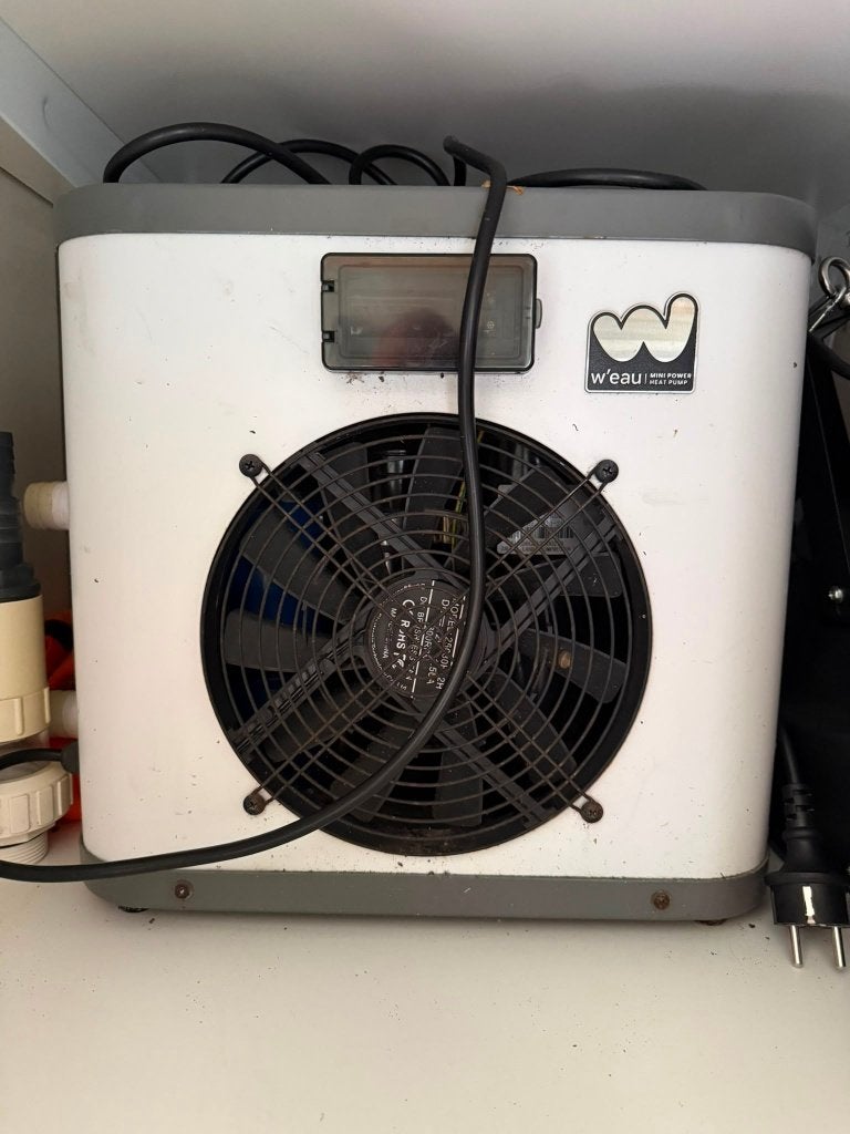 W'eau Mini Power warmtepomp WMP-004 – 4,0 kW, Tuin en Terras, Ophalen of Verzenden, Zo goed als nieuw, Verwarming