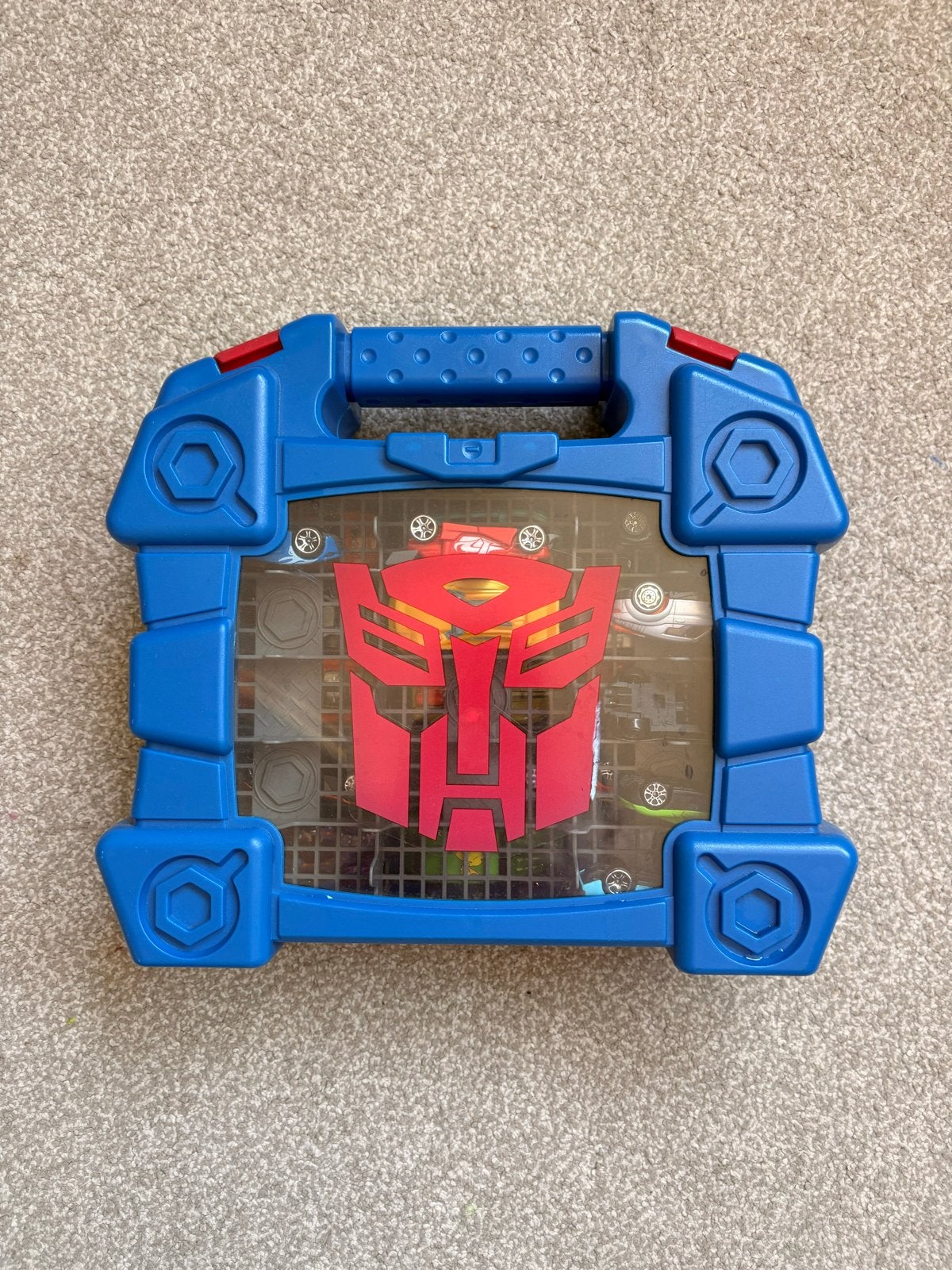 Transformers Hot Wheels Opbergkoffer met Auto's, Kinderen en Baby's, Ophalen, Gebruikt
